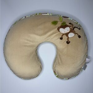Boppy Original Nursing Pillow Jungle Monkey Neutral Baby Support Feeding Pillow